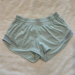 Lululemon Hotty Hot Shorts 2.5” Low Rise, Mint Green Color